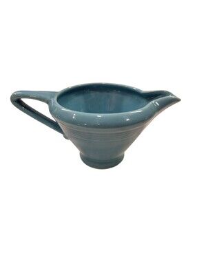 Vintage Homer Laughlin Harlequin Turquoise Creamer Pitcher Pin Pop
